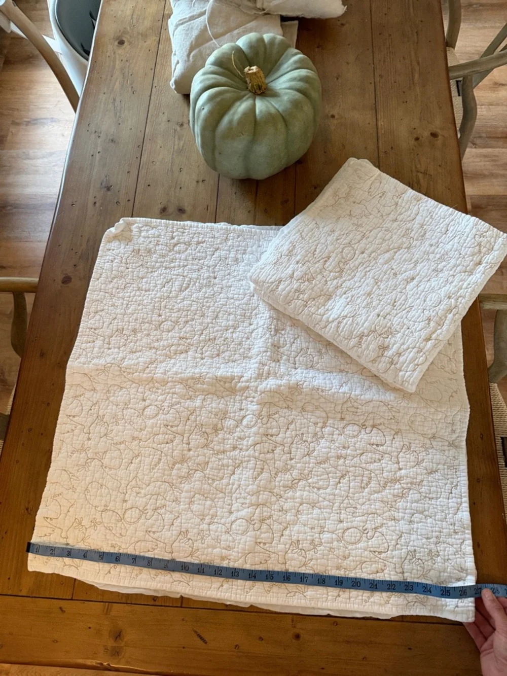 🕊️Quilted Euro Shams, set of 3